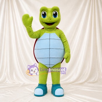 Classic Green Turtle Mascot Costume Full Body for Adults Aquariums