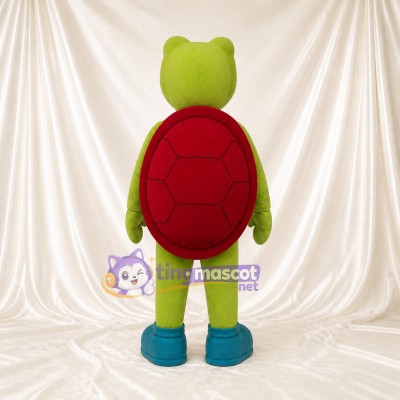 Classic Green Turtle Mascot Costume Full Body for Adults Aquariums