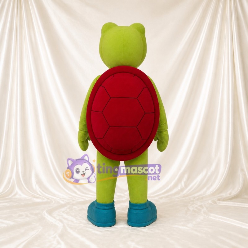 Classic Green Turtle Mascot Costume Full Body for Adults Aquariums