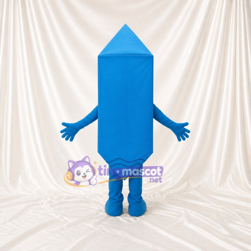 Crayon Character Mascot Costume Full Body for Adults School Events