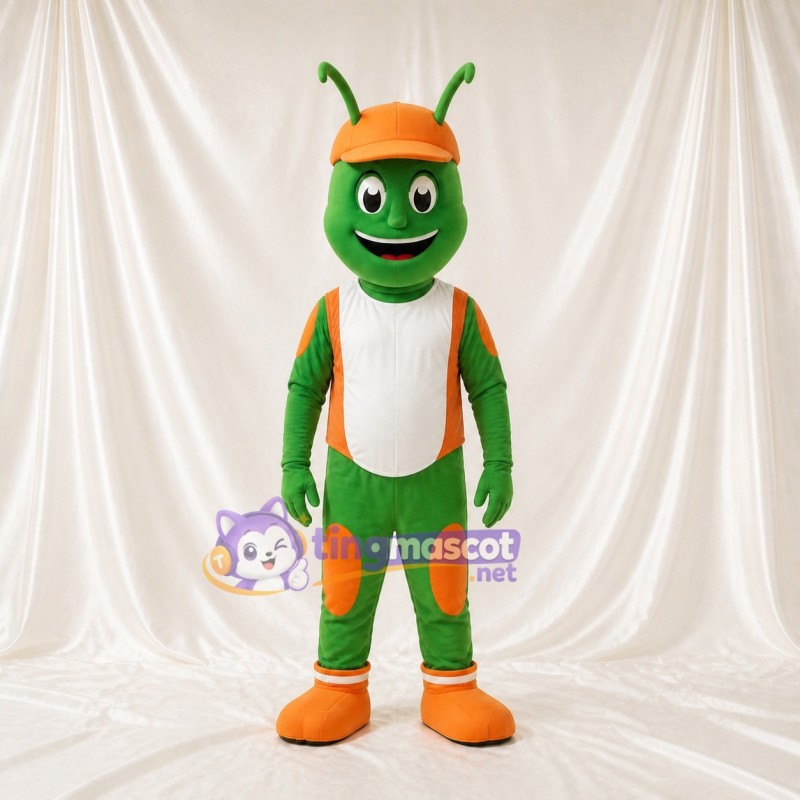 Green Grasshopper Mascot Costume Full Body for Adults School Events
