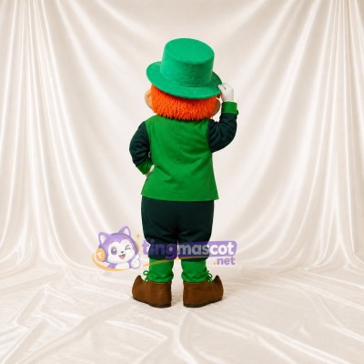 Leprechaun Mascot Costume Full Body for Adults Christmas