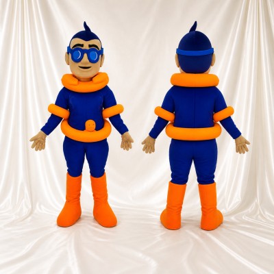 Superhero Character Mascot Costume Full Body for Adults Sports Events