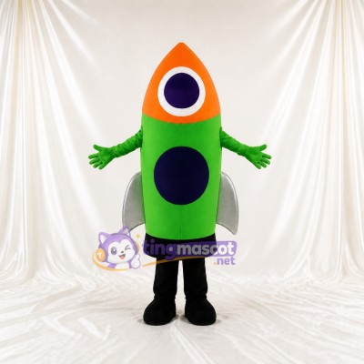 Rocket Character Mascot Costume Full Body for Adults School Events