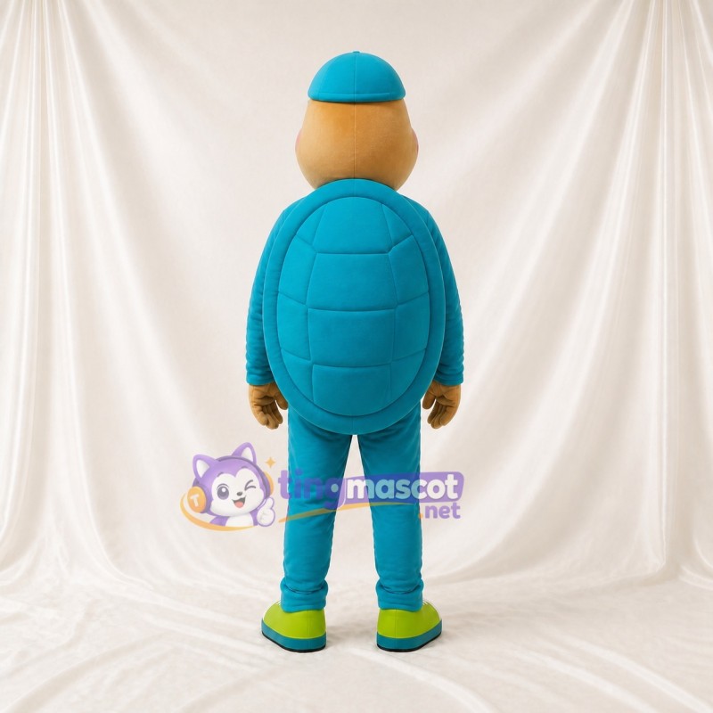 Turquoise Turtle Mascot Costume Full Body for Adults Aquariums