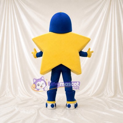 Star Character Mascot Costume Full Body for Adults School Events