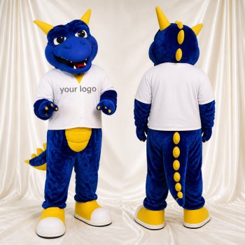 Dinosaur Mascot Costume Full Body for Adults Sports Events