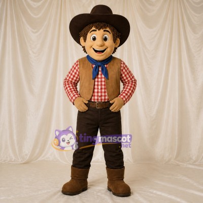 Cowboy Character Mascot Costume Full Body for Adults Events