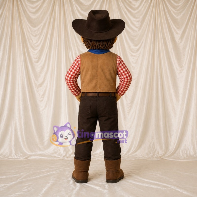 Cowboy Character Mascot Costume Full Body for Adults Events