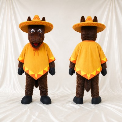 Bull Mascot Costume Full Body for Adults Food Events