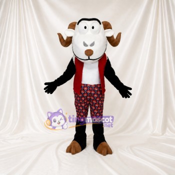 Bélier Costume de mascotte intégral pour adultes Événements gastronomiques