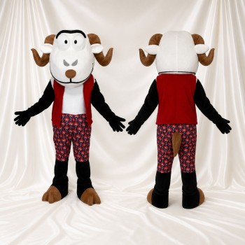Bélier Costume de mascotte intégral pour adultes Événements gastronomiques