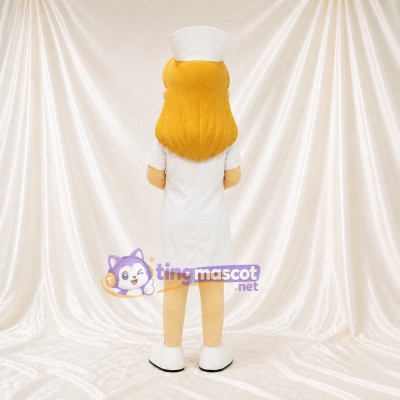 Nurse Character Mascot Costume Full Body for Adults Events