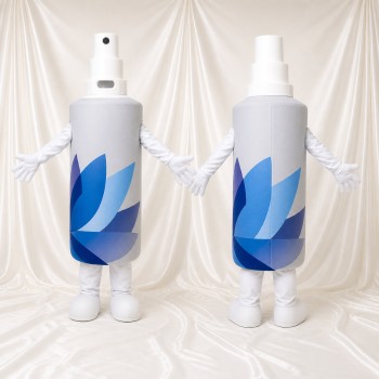 Bouteille Pulvérisatrice Costume de mascotte intégral pour adultes Salons professionnels