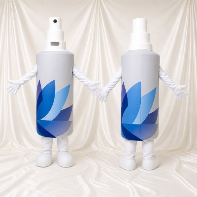 Spray Bottle Mascot Costume Full Body for Adults Trade Shows