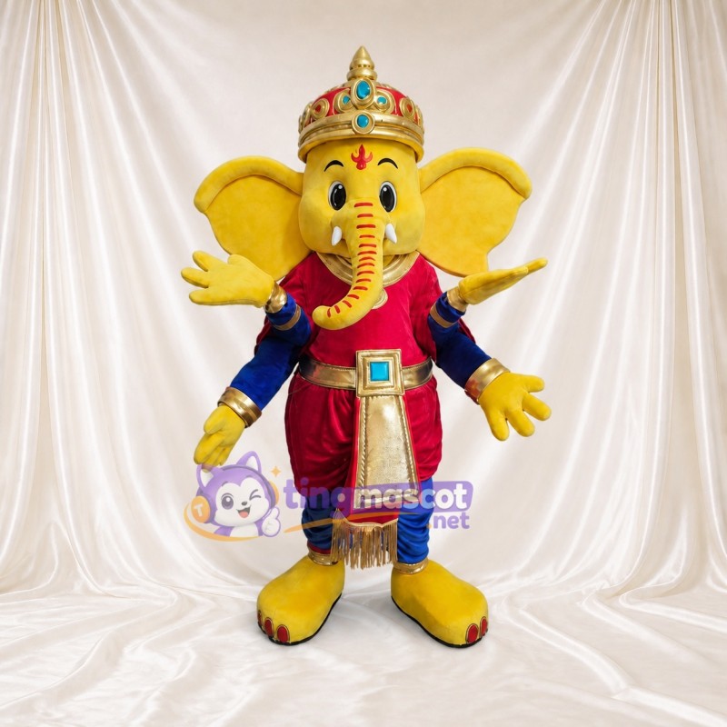 Elephant Mascot Costume Full Body for Adults Stage Events
