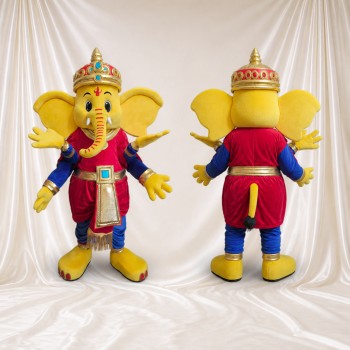 Elephant Mascot Costume Full Body for Adults Stage Events
