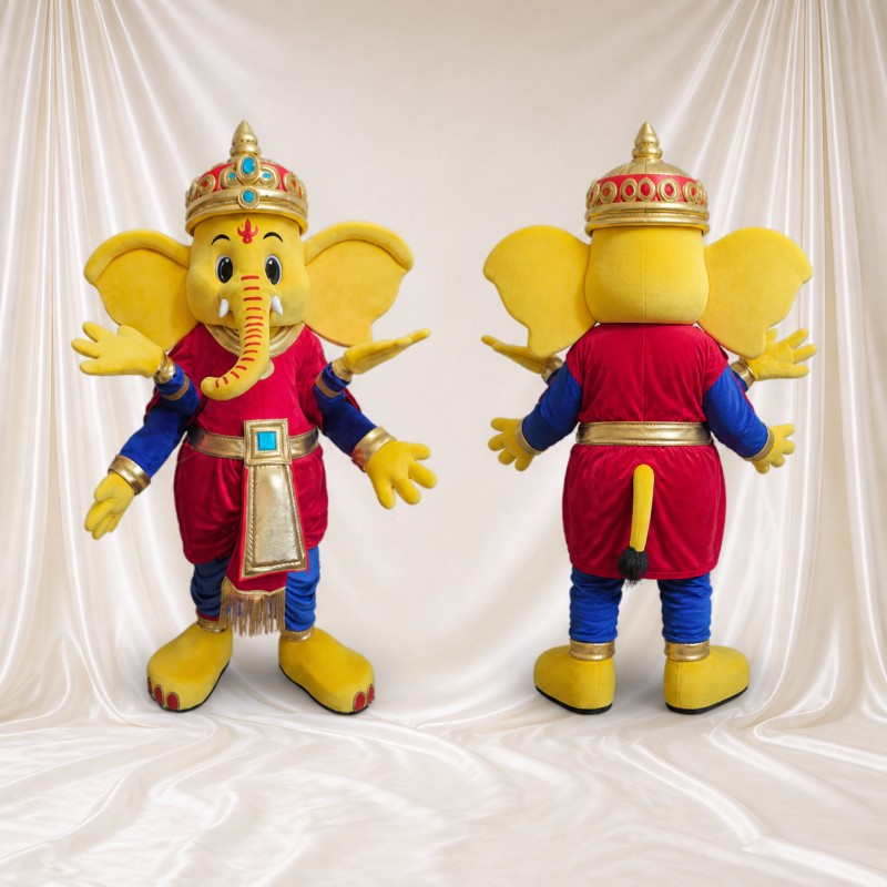 Elephant Mascot Costume Full Body for Adults Stage Events