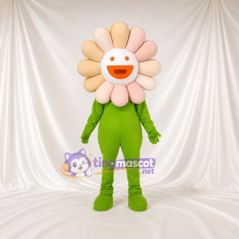 Flower Mascot Costume Full Body for Adults School Events
