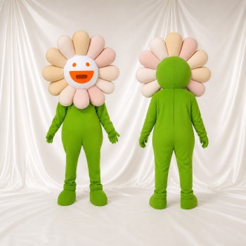 Fleur Costume de mascotte intégral pour adultes Événements scolaires