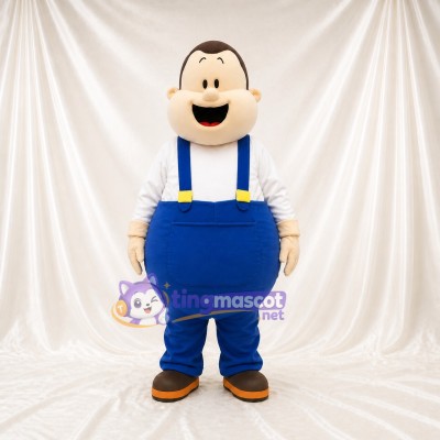 Farmer Character Mascot Costume Full Body for Adults Stage Events