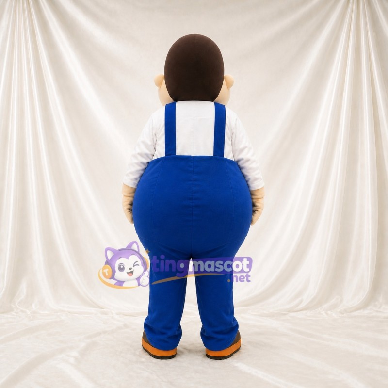 Farmer Character Mascot Costume Full Body for Adults Stage Events