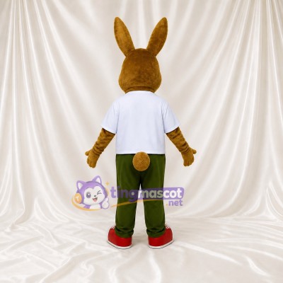 Rabbit Mascot Costume Full Body for Adults Sports Events