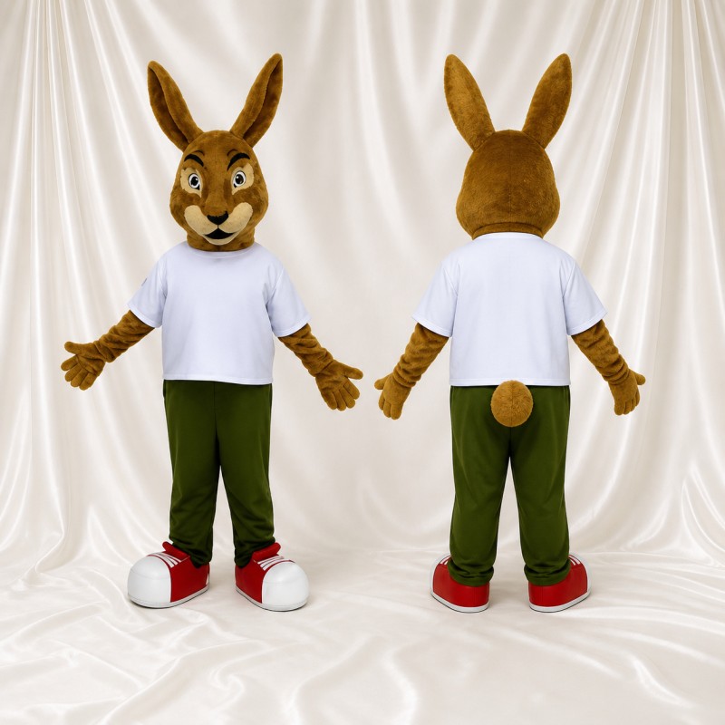 Rabbit Mascot Costume Full Body for Adults Sports Events