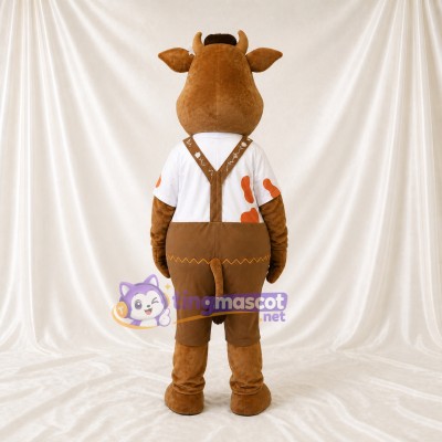 Vache Costume de mascotte intégral pour adultes Événements gastronomiques