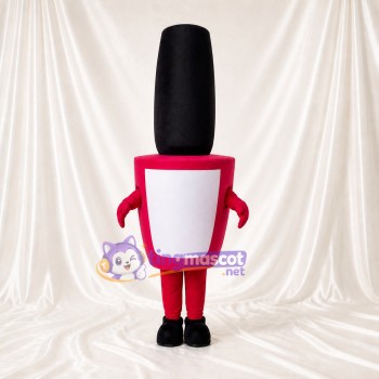 Personnage tube rose Costume de mascotte intégral pour adultes Salons professionnels