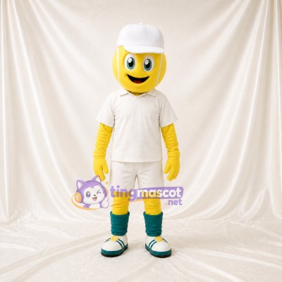 Yellow Boy Character Mascot Costume Full Body for Adults Sports Events