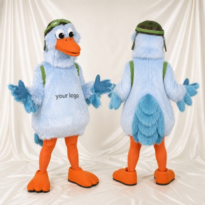 Goose Mascot Costume Full Body for Adults School Events