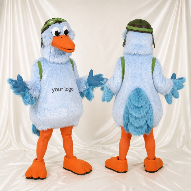 Goose Mascot Costume Full Body for Adults School Events