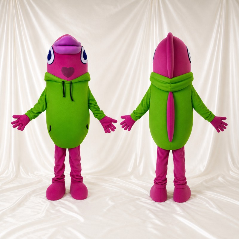 Green Insect Mascot Costume Full Body for Adults School Events