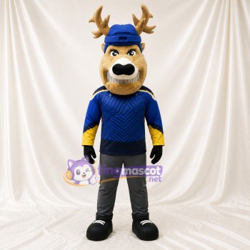 Cerf Costume de mascotte intégral pour adultes Événements sportifs