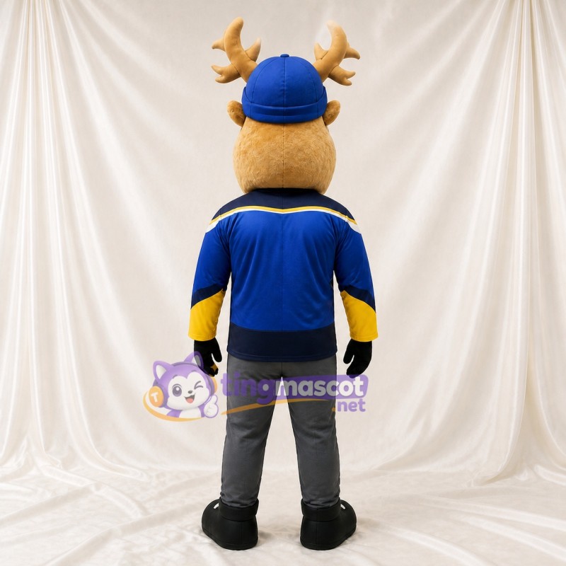 Cerf Costume de mascotte intégral pour adultes Événements sportifs