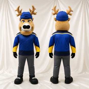 Cerf Costume de mascotte intégral pour adultes Événements sportifs