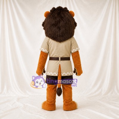 Lion Mascot Costume Full Body for Adults Zoos