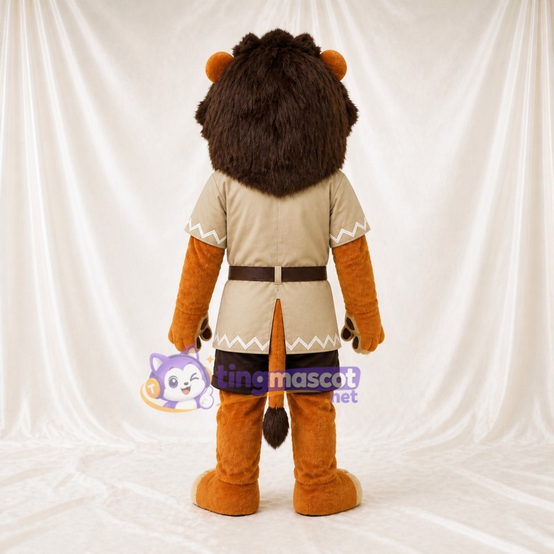 Lion Mascot Costume Full Body for Adults Zoos