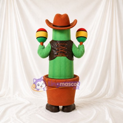 Cactus Mascot Costume Full Body for Adults Food Events