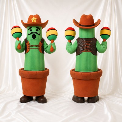 Cactus Mascot Costume Full Body for Adults Food Events