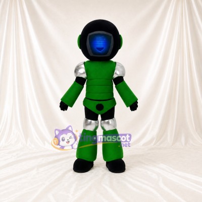 Green Robot Mascot Costume Full Body for Adults Tech Events