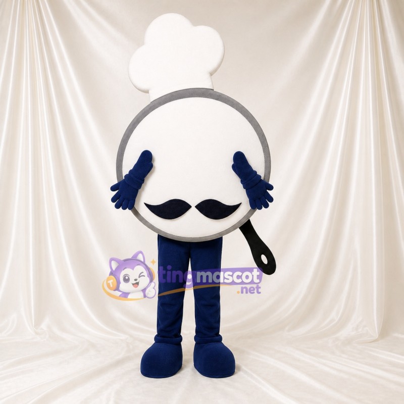 Frying Pan Mascot Costume Full Body for Adults Food Events