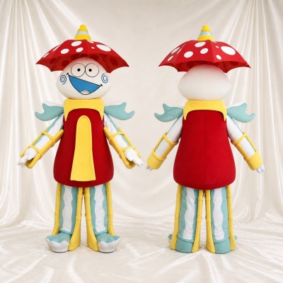 Mushroom Character Mascot Costume Full Body for Adults Outdoor Events