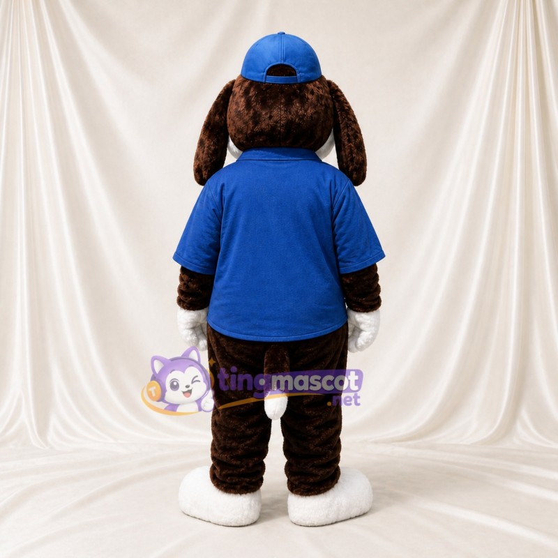 Service Uniform Dog Mascot Costume Full Body for Adults School Events
