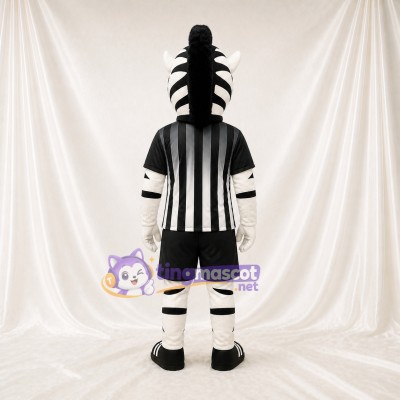 Black Zebra Mascot Costume Full Body for Adults Sports Events