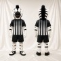Black Zebra Mascot Costume Full Body for Adults Sports Events