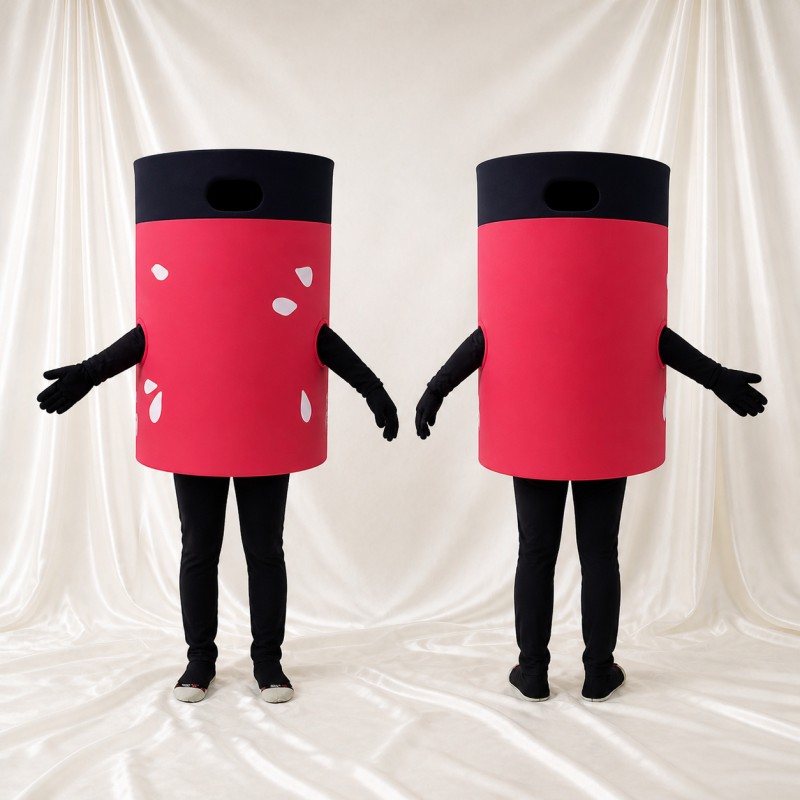 Battery Character Mascot Costume Full Body for Adults Trade Shows