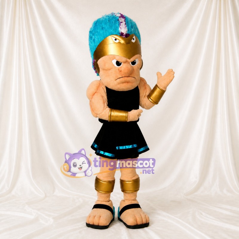 Warrior Character Mascot Costume Full Body for Adults Outdoor Events