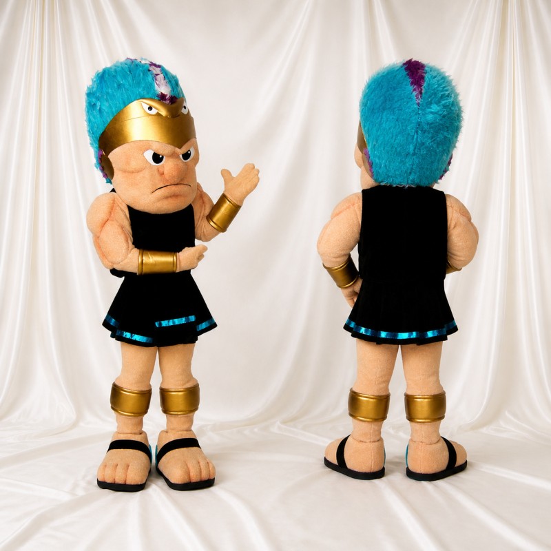 Warrior Character Mascot Costume Full Body for Adults Outdoor Events